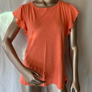 Flutter sleeve tank top
